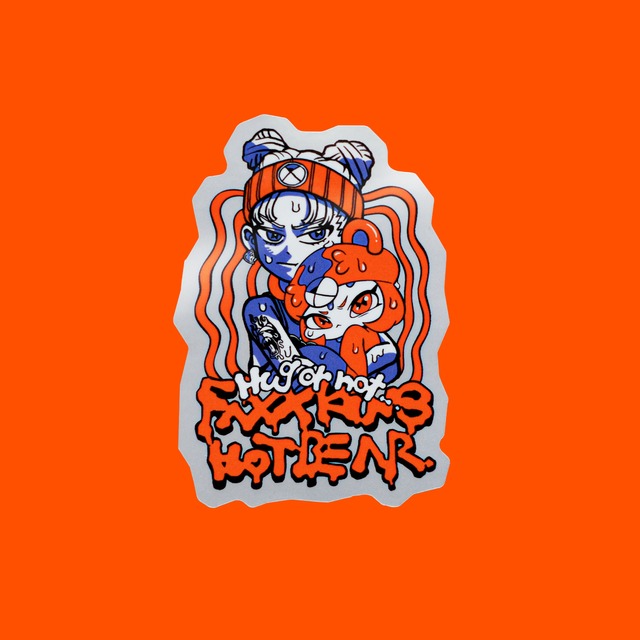 クソアチィくまCANDY-FL02（東京須藤）ステッカー