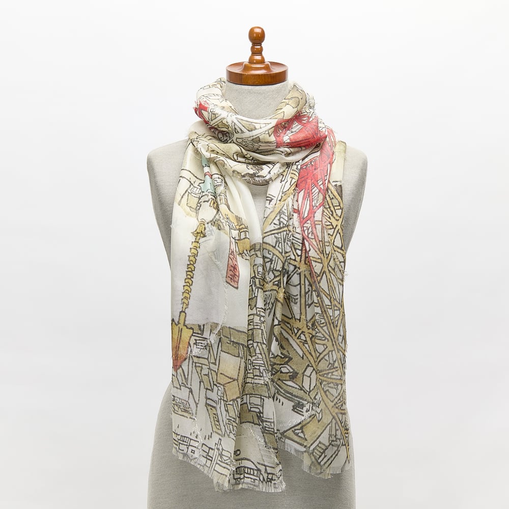 山口晃×ミタショー コラボレーションストール 「東京タワー」 （数量