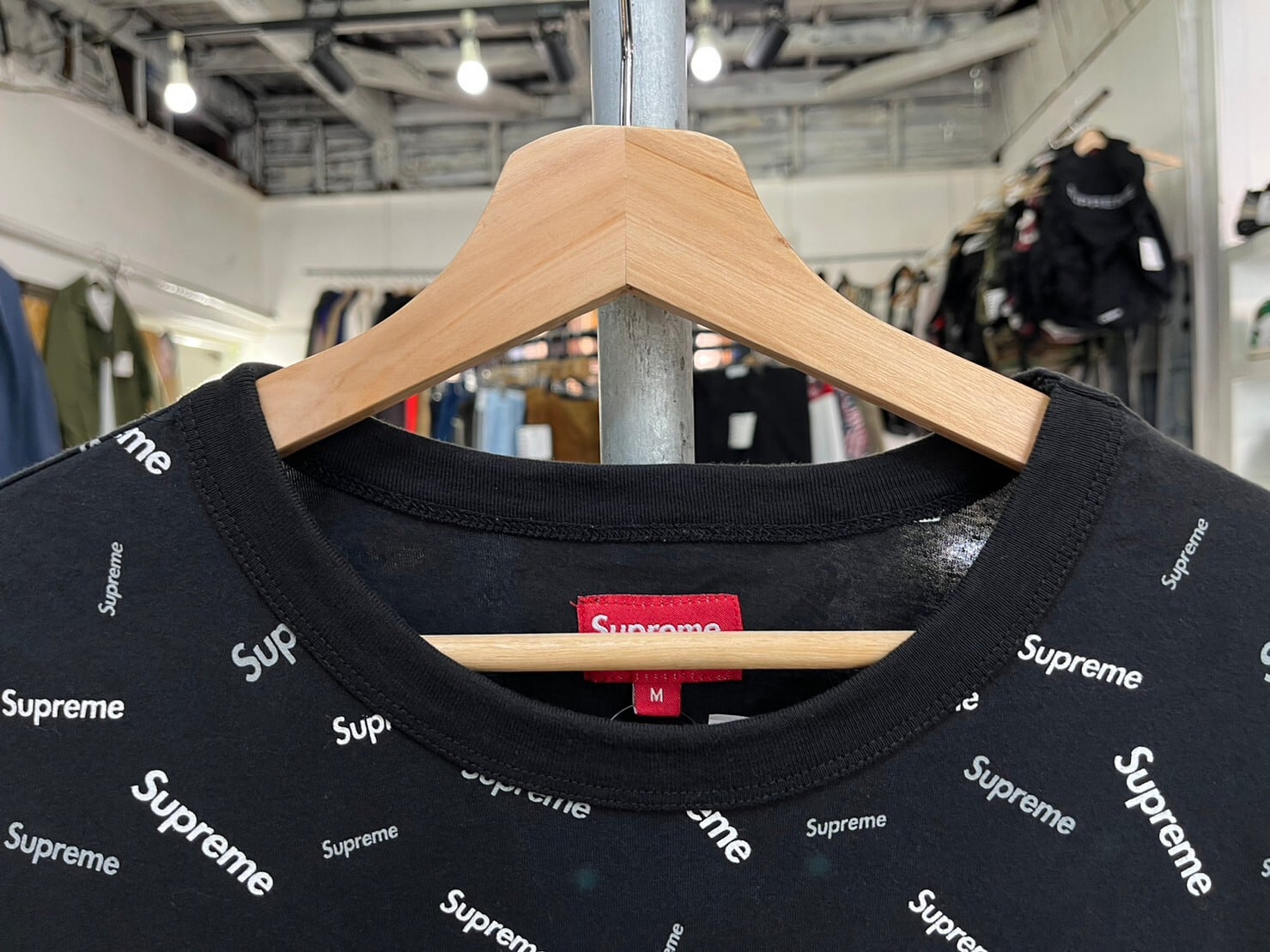 Supreme SCATTER RINGER TEE BLACK MEDIUM 87775 | BRAND BUYERS OSAKA 