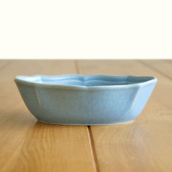 11730 TOJIKITONYA【Carbel（カーベル）】オーバルボウル：ブルー