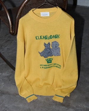 “J.C.de.Castelbajac pour ICEBERG” designed knitted sweater / Made In ITALY
