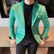 stooth jacquard suit jacket 00207