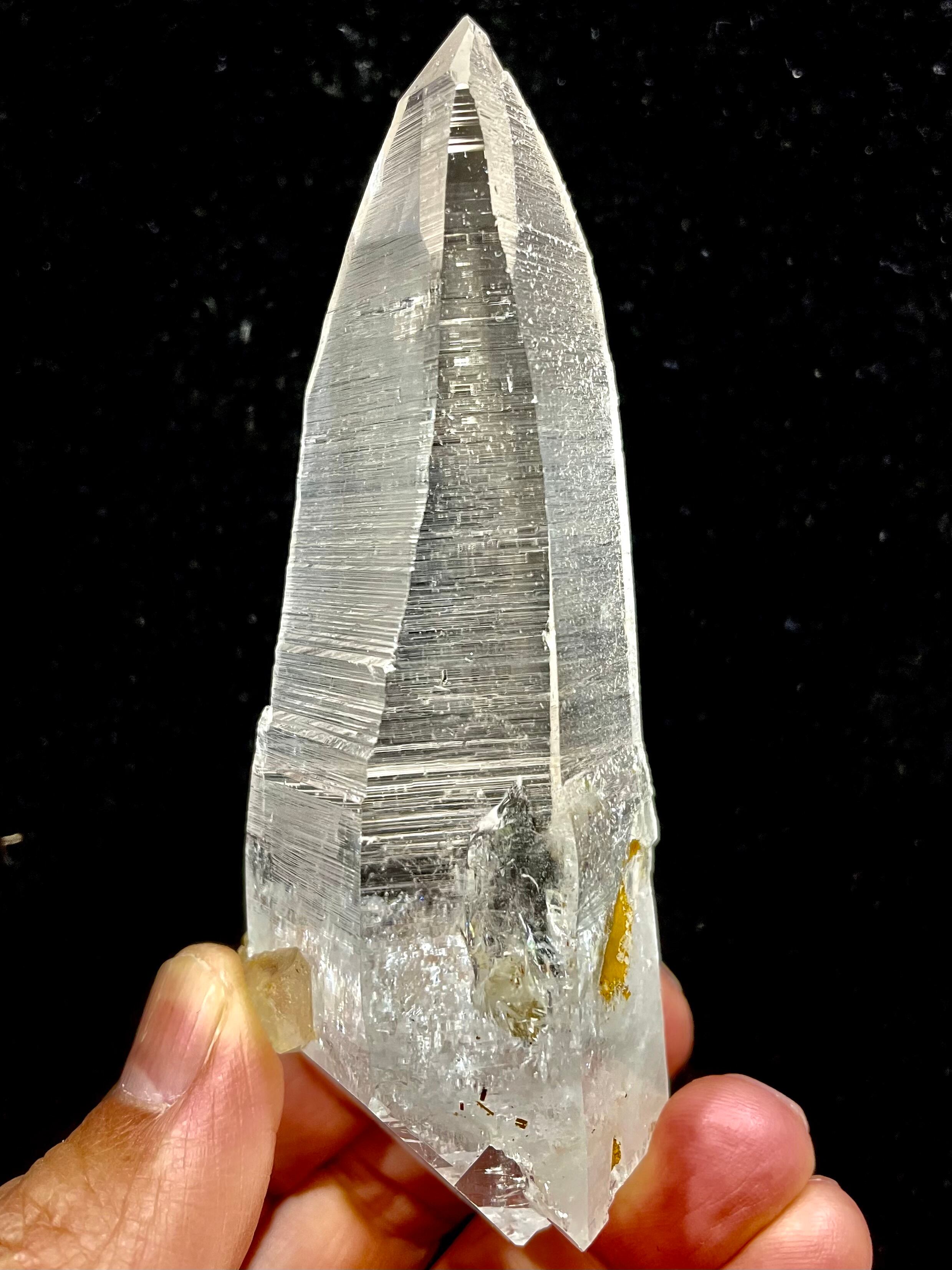 1) 採掘初期「センティエント・プラズマ」スーパークリスタル大型(DT)レインボー・レコードキーパー