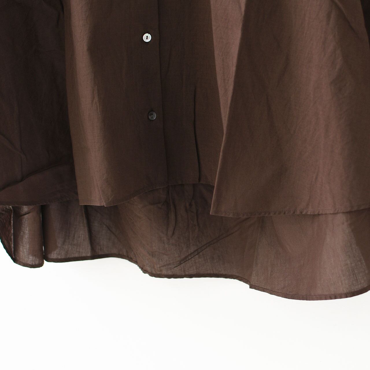 mizuiro ind [ミズイロ インド] back gather wide shirt [1-238975