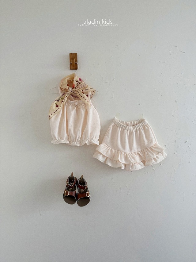 〘予約〙Aladin kids / Cool Tiered Skirt-Pants