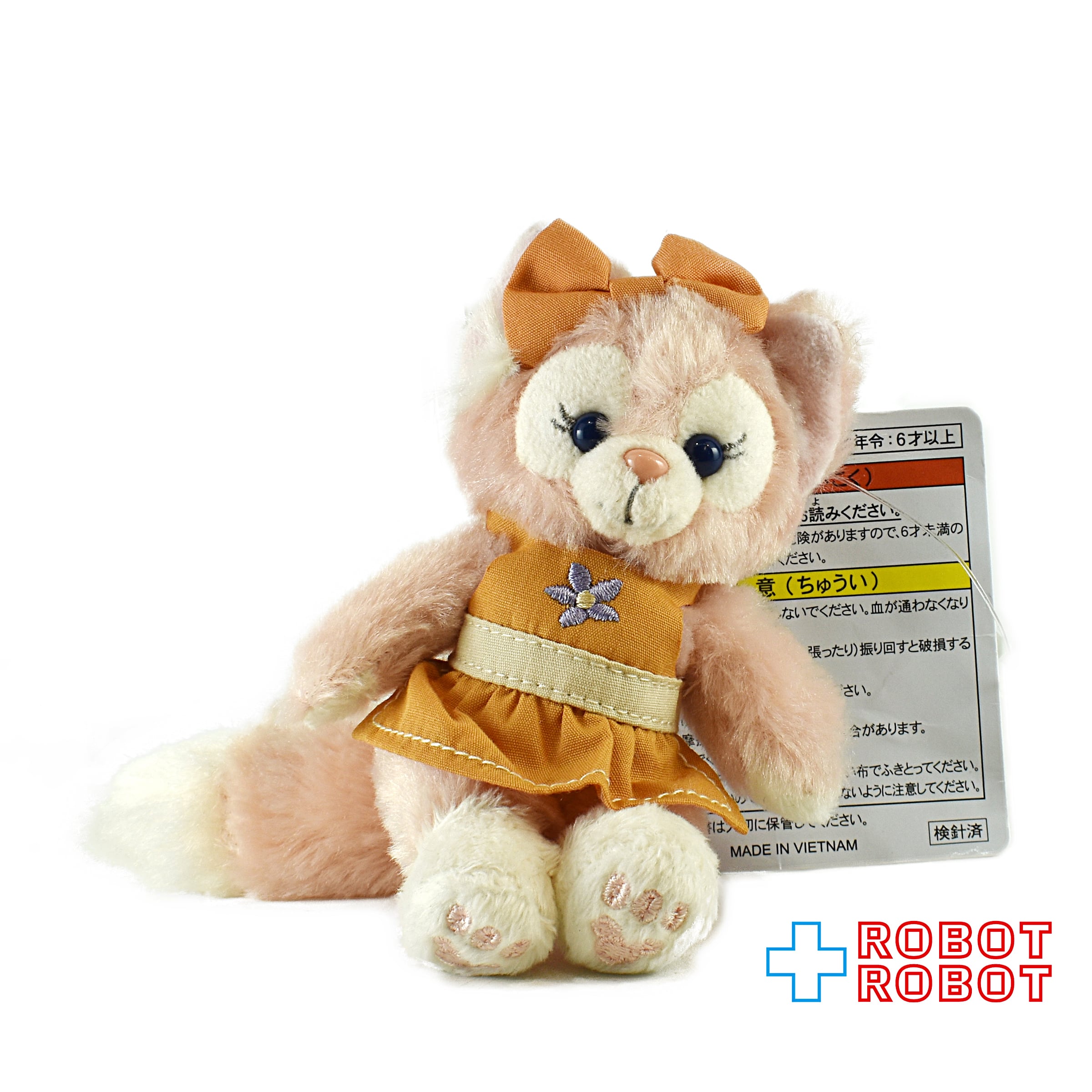 ダッフィー ぬいぐるみバッジ バレンタイン 2014 シェリーメイ 美品