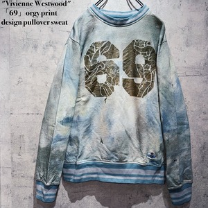 "Vivienne Westwood"「69」orgy print design pullover sweat
