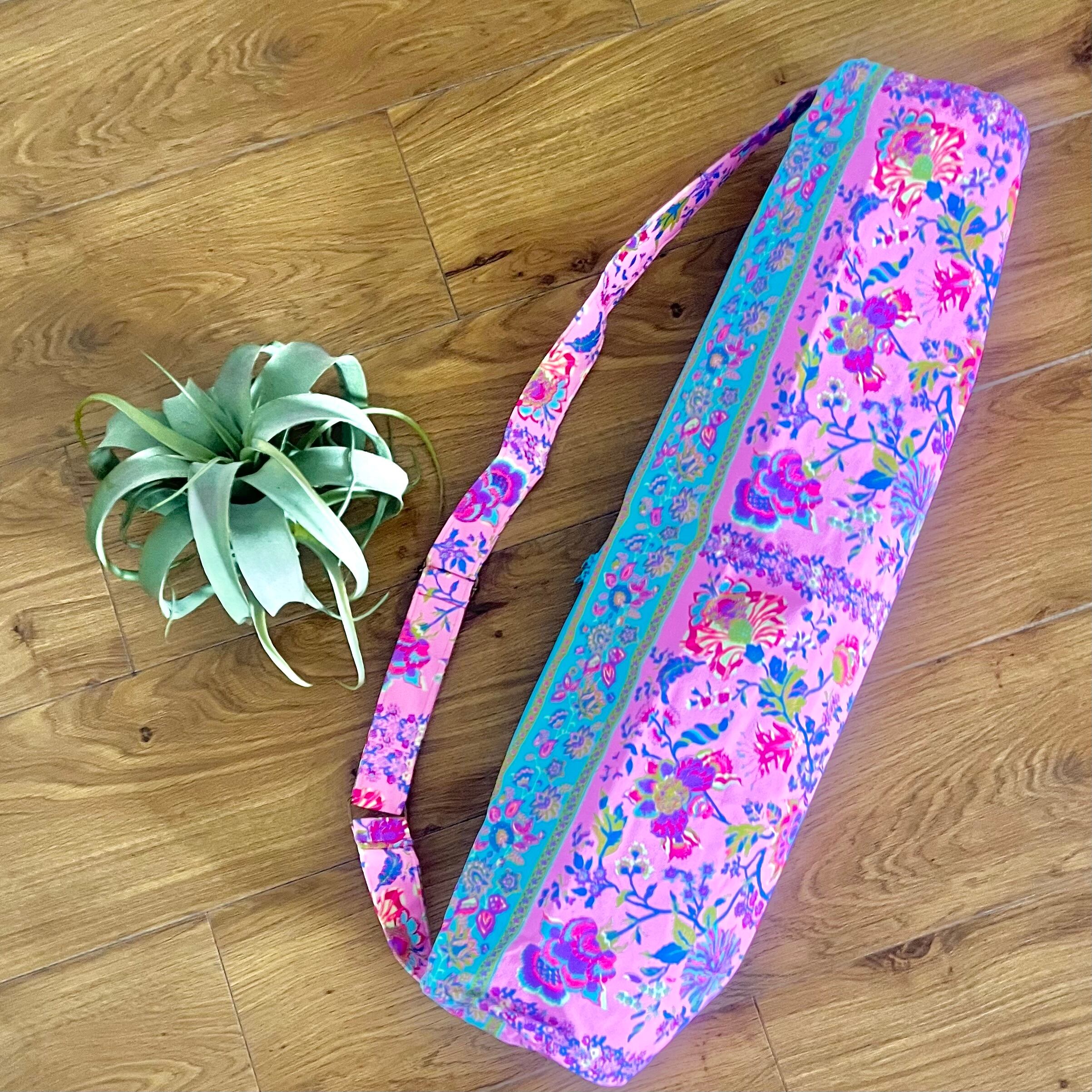 ヨガマットバッグ❤️プチフラワーシュガーピンク | AANA カラフル