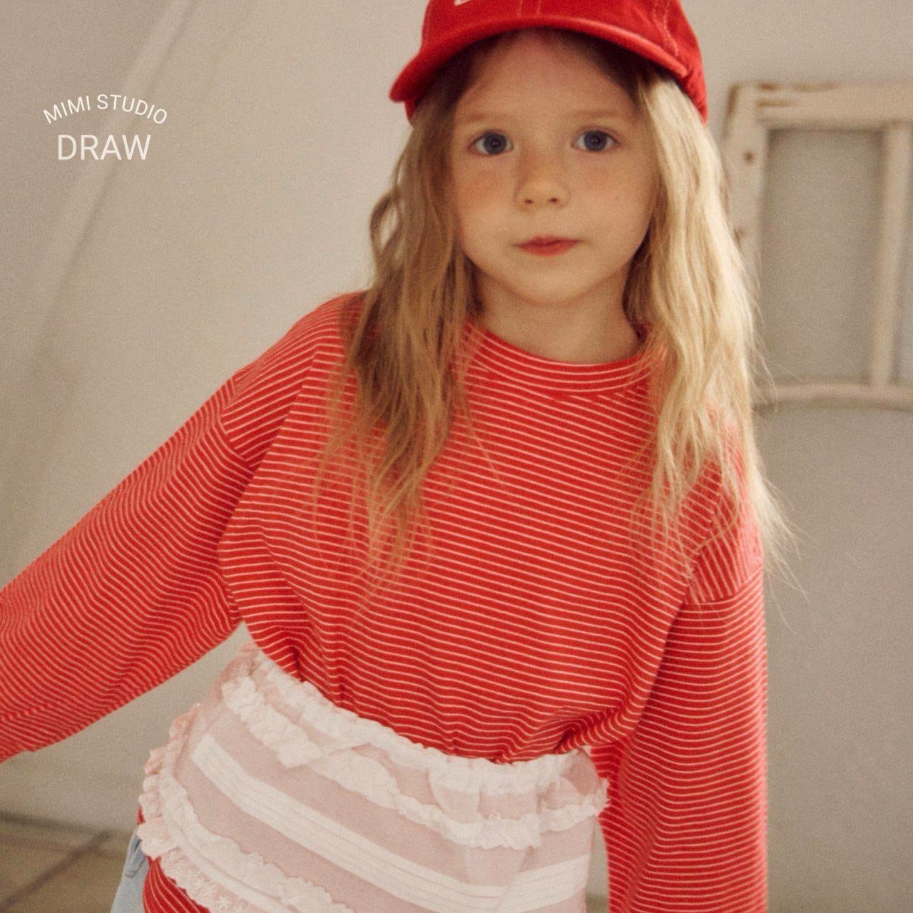 «予約»«ジュニアサイズあり» By MiMi キャンディーボーダーカットソー 2colors