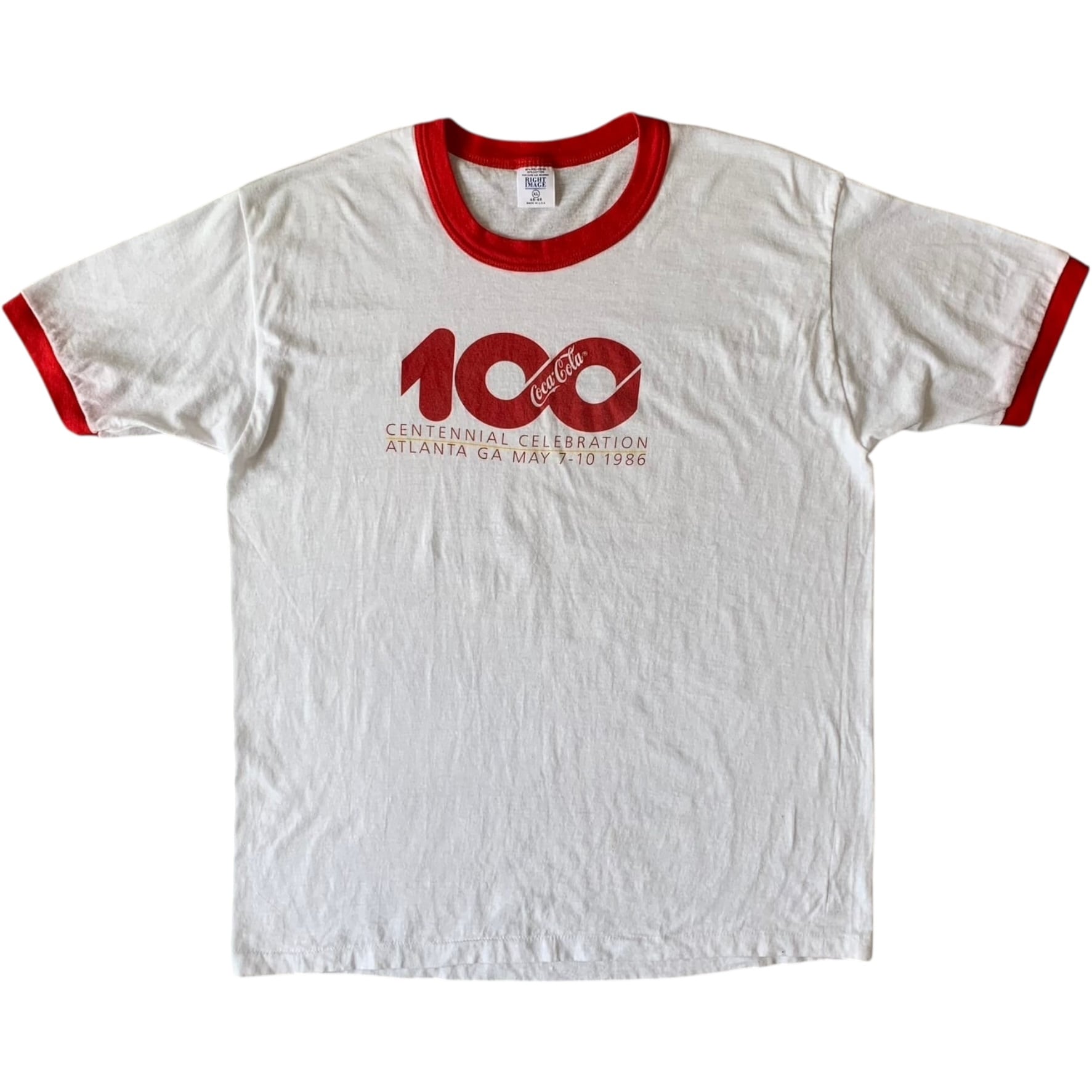 《XL》Coca-Cola コカコーラ リンガーTシャツ 80年代 No.69