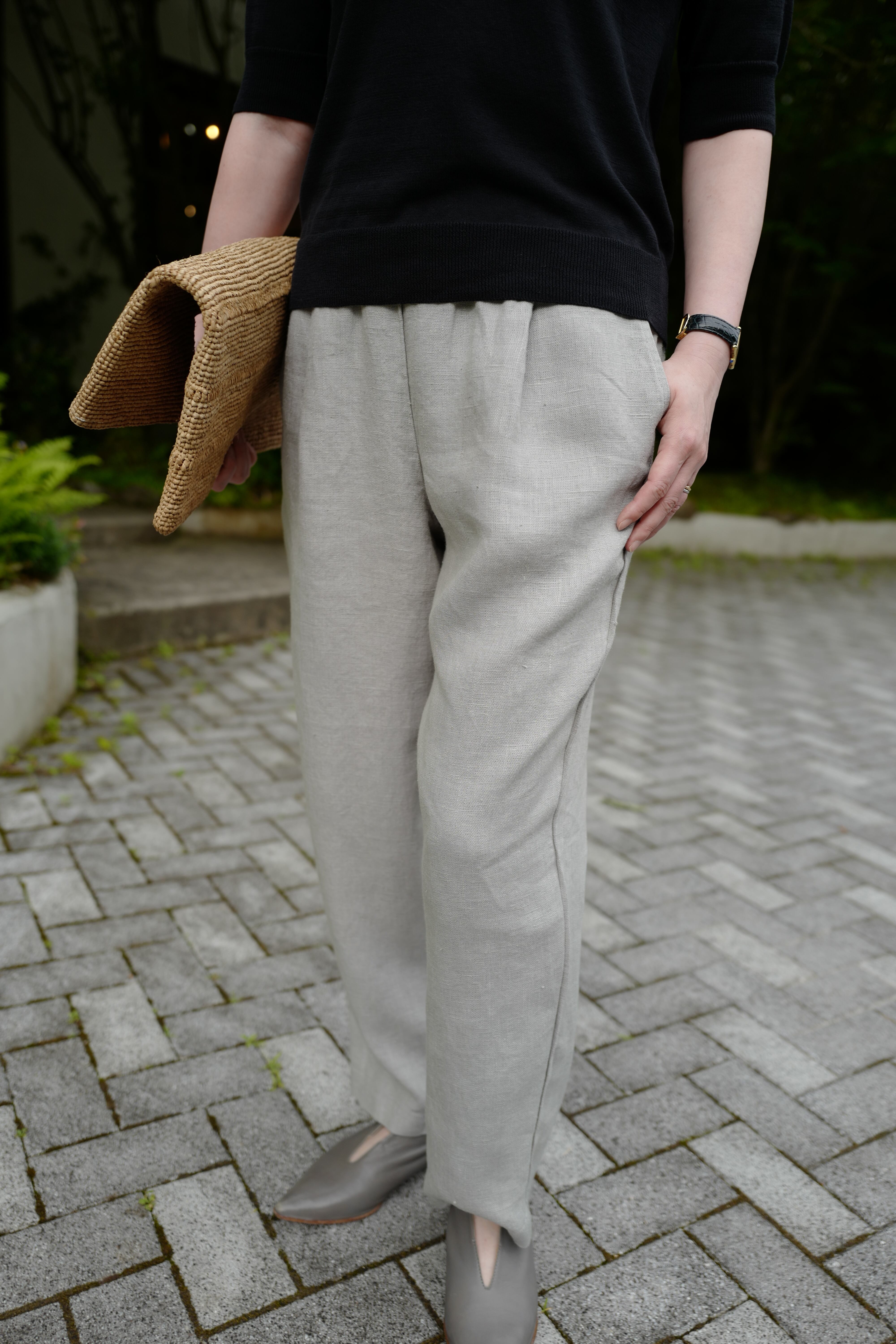 パンツ foglinenwork 別注》fog linen work │テーパードパンツ（リネン100％・厚地）col