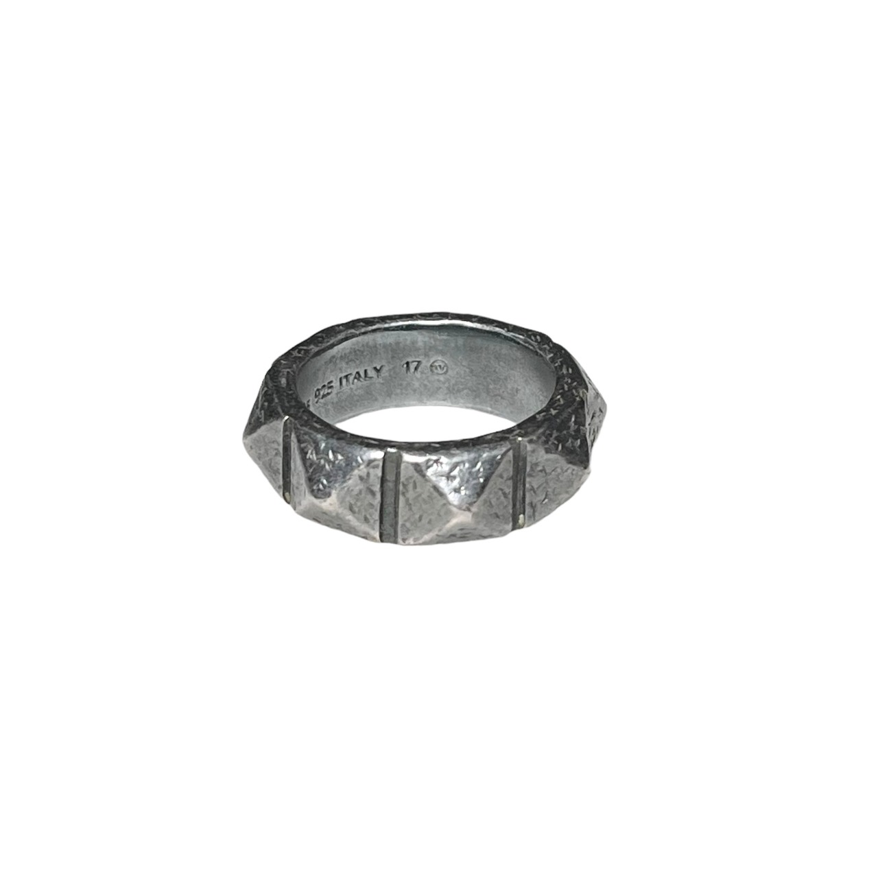 BOTTEGA VENETA silver band ring