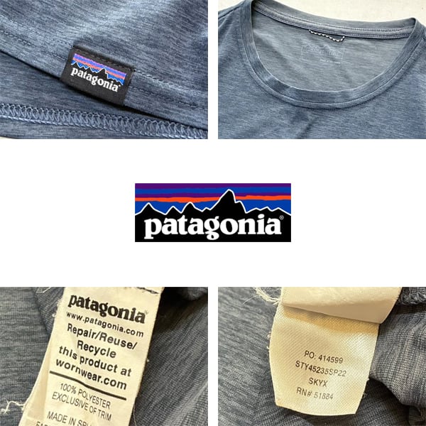 1点物◇パタゴニアPatagoniaバックプリント旧ロゴTシャツ古着LメンズXL