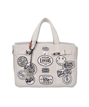 【直営限定ITEM】TYPE-D マルチワッペンターンロックハンドバッグ CQ-48507H