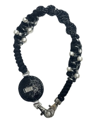 ◎Pearl Collection◎ Leather&paracord STRAP【SHORT】NO.2 BLACK