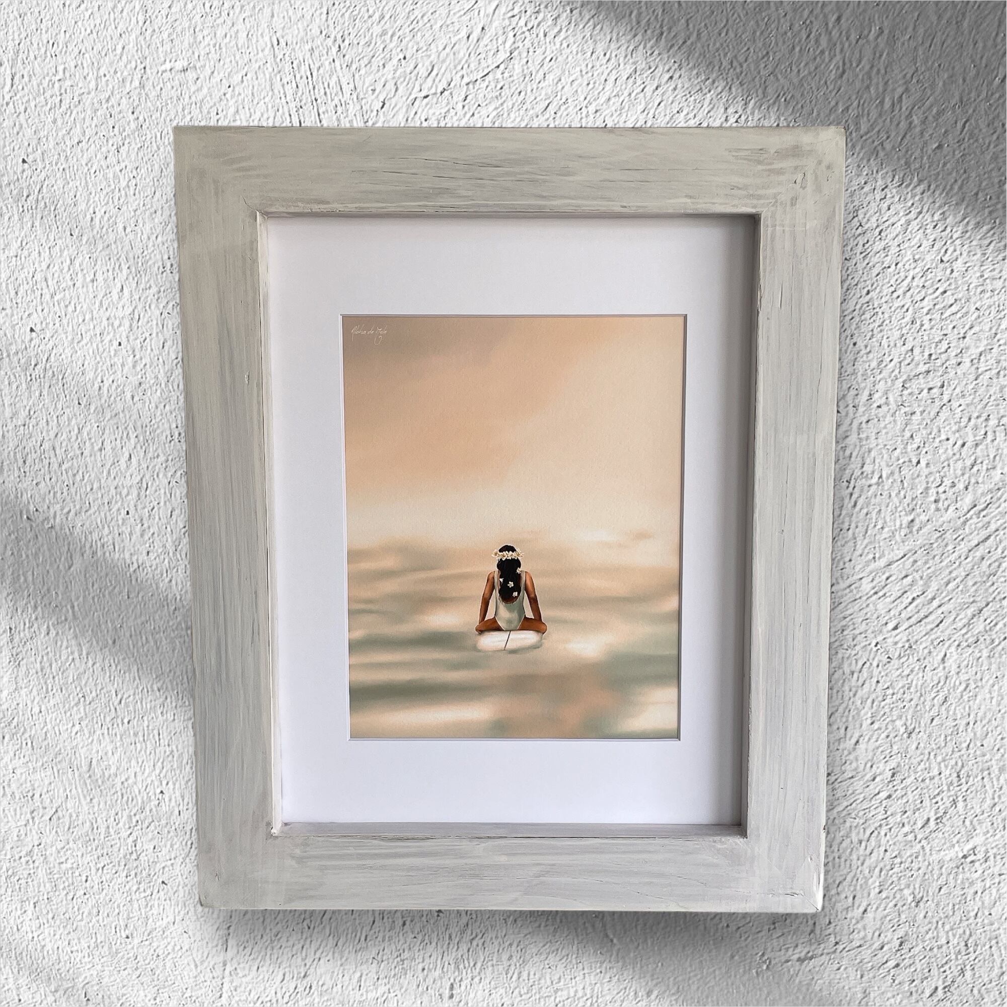 11×14inch アート / ALOHA DE MELE | MAHALOKOBO ハワイアン雑貨