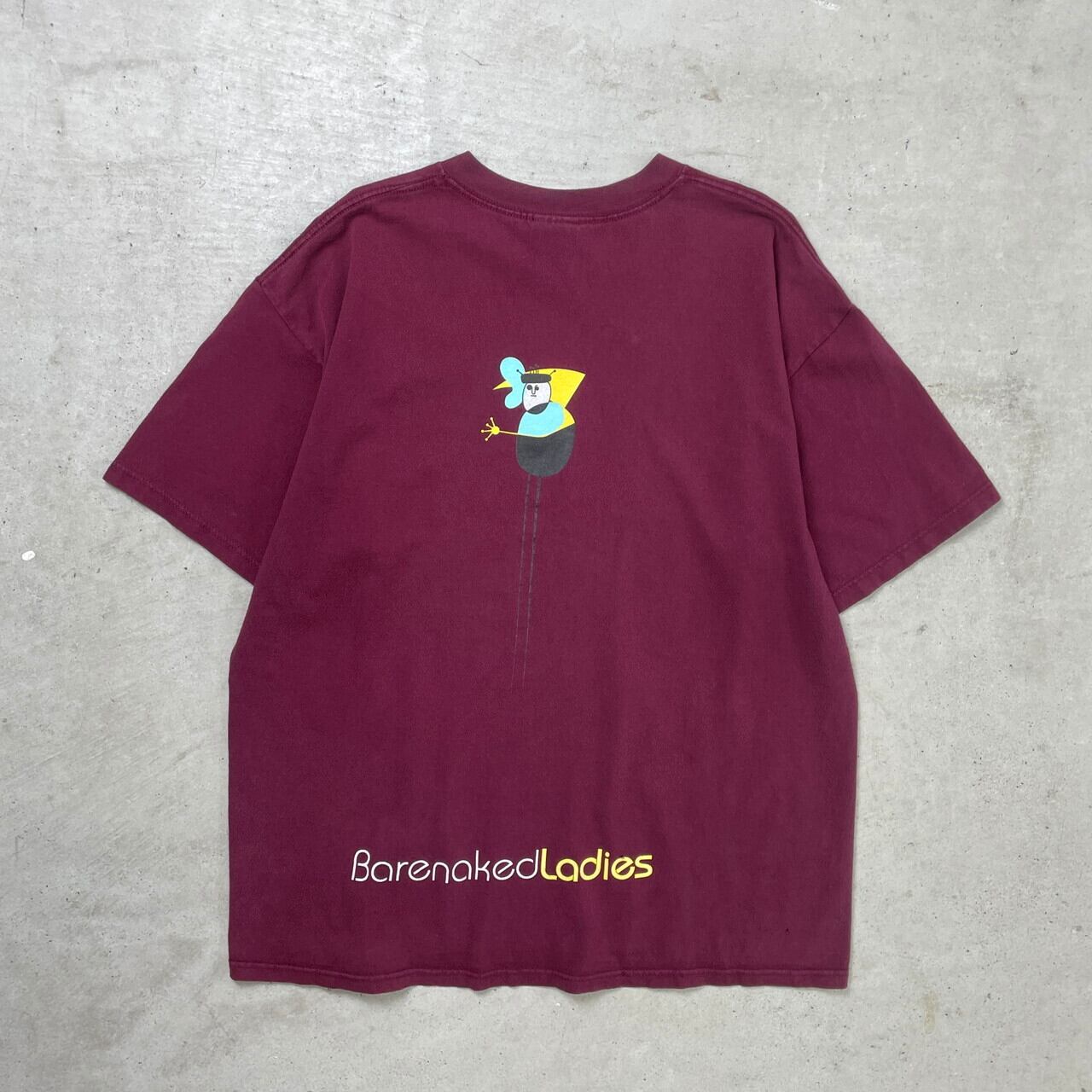 ベアネイキッド Barenaked Ladies バンドT Tシャツ 黒 00年代 Barenaked Ladies ベアネイキッド・レディース バンドTシャツ