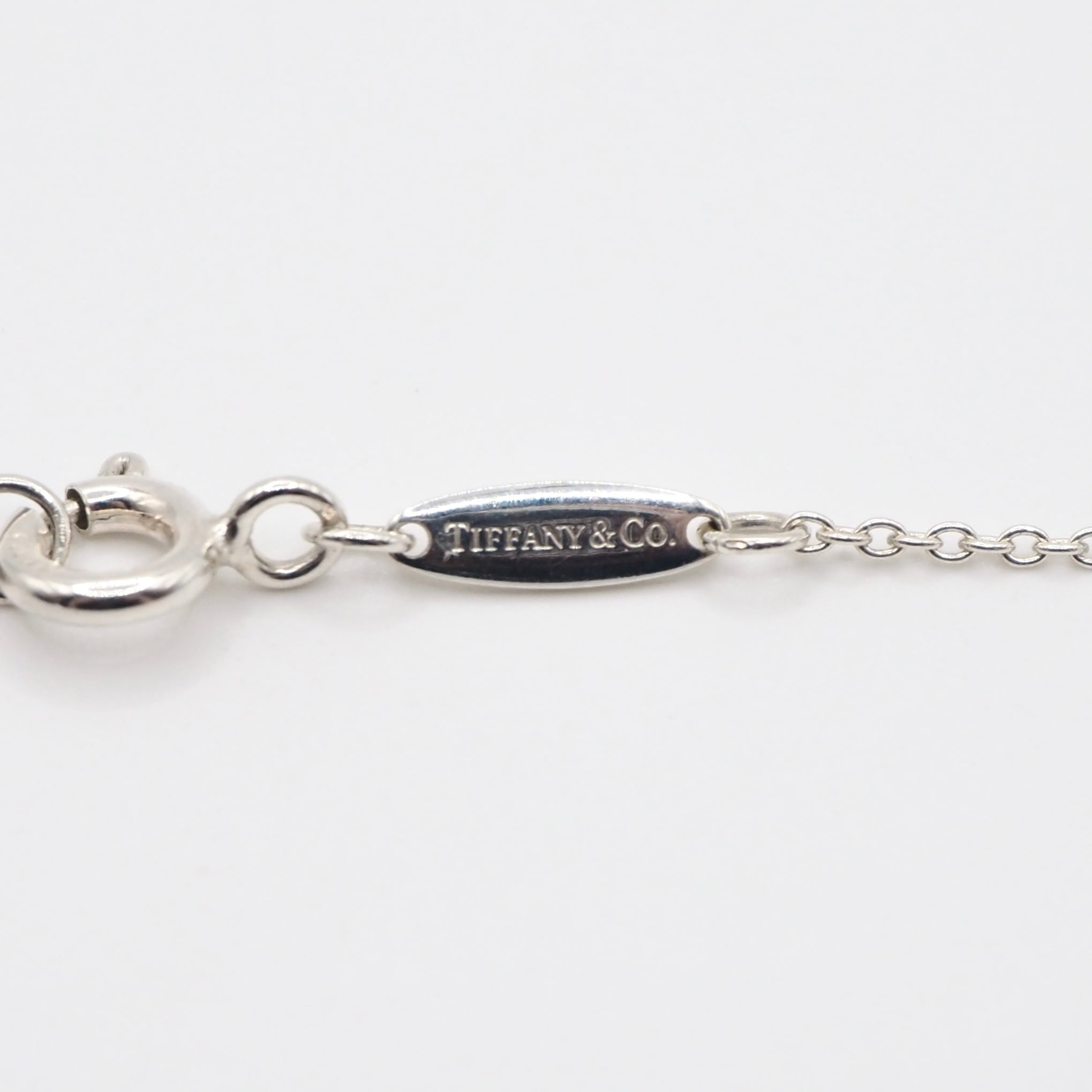 TIFFANY ティファニー　バイザヤード　アクアマリン　ネックレス　925 Tiffany&Co. カラー バイザヤード ネックレス アクアマリン シルバー