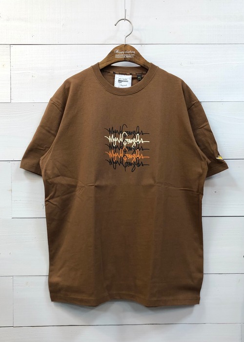 MARK GONZALES (マークゴンザレス) ダブルクロス Print S/S TEE / レギュラー フィット Tシャツ 2G7-11334 ブラウン