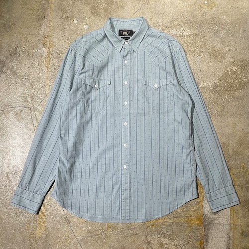 RRL STRIPE WESTERN SHIRT