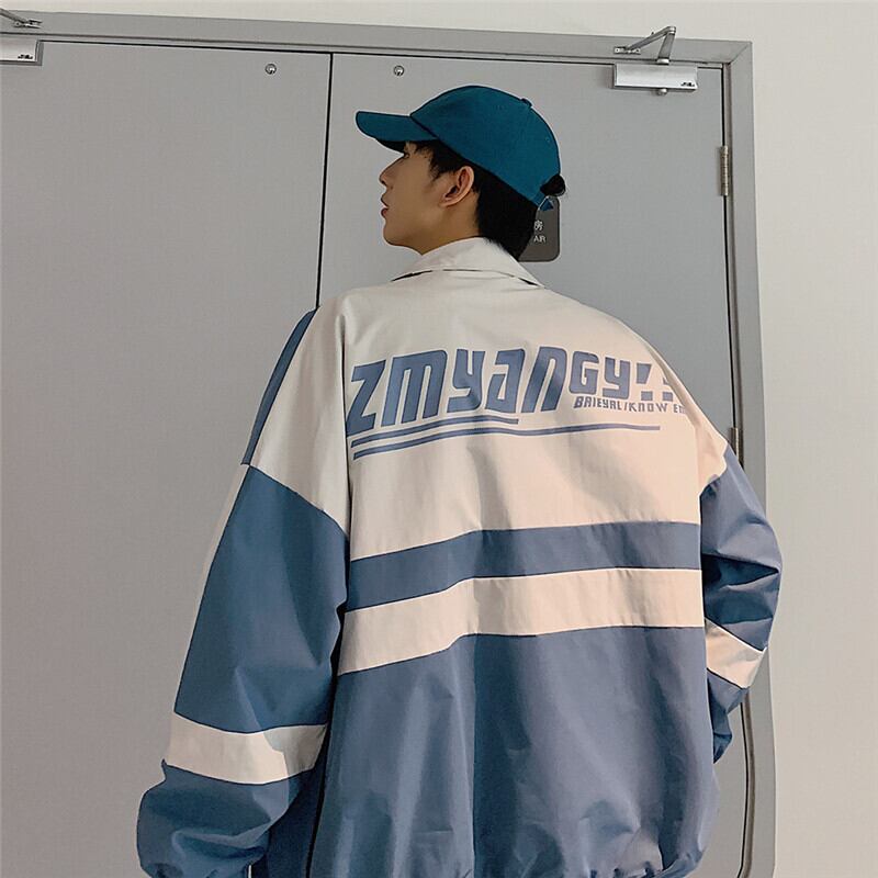 Yidaoヴィンテージ秋ニューボーイズジャケットカラーマッチングレタープリントジャケットトレンドeseレトロラペルジャケット-アリババ オータム 秋物 ビンテージ hip6-161191919931979