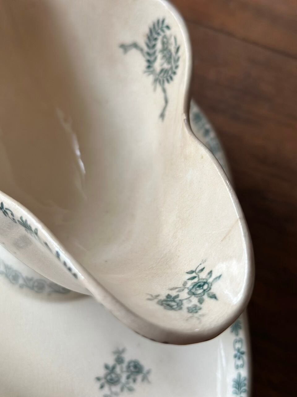 ソーシエール 草花ガーランド柄 | Brocante de La Cocotte （フランス