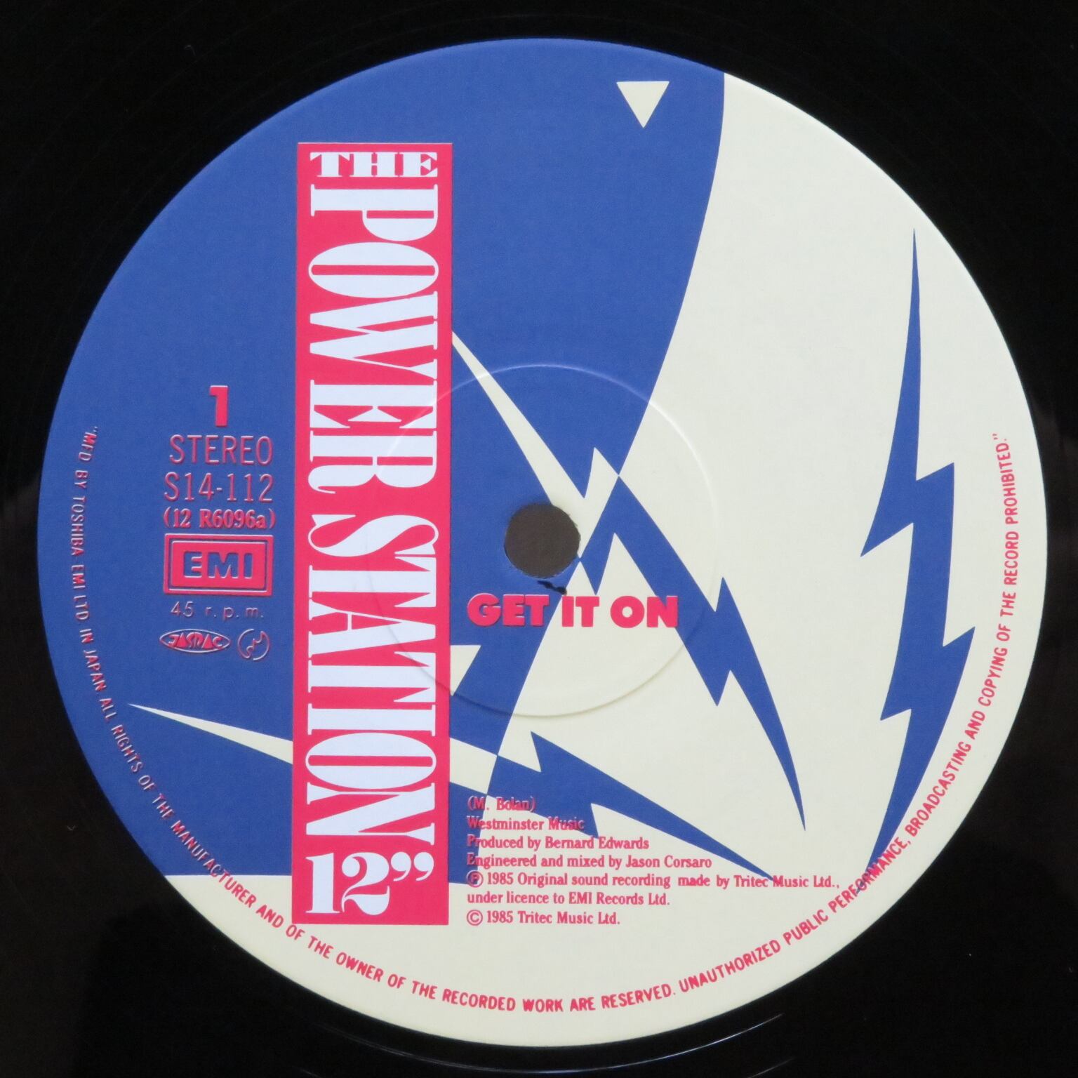 The Power Station / Get It On [S14-112] - 画像3