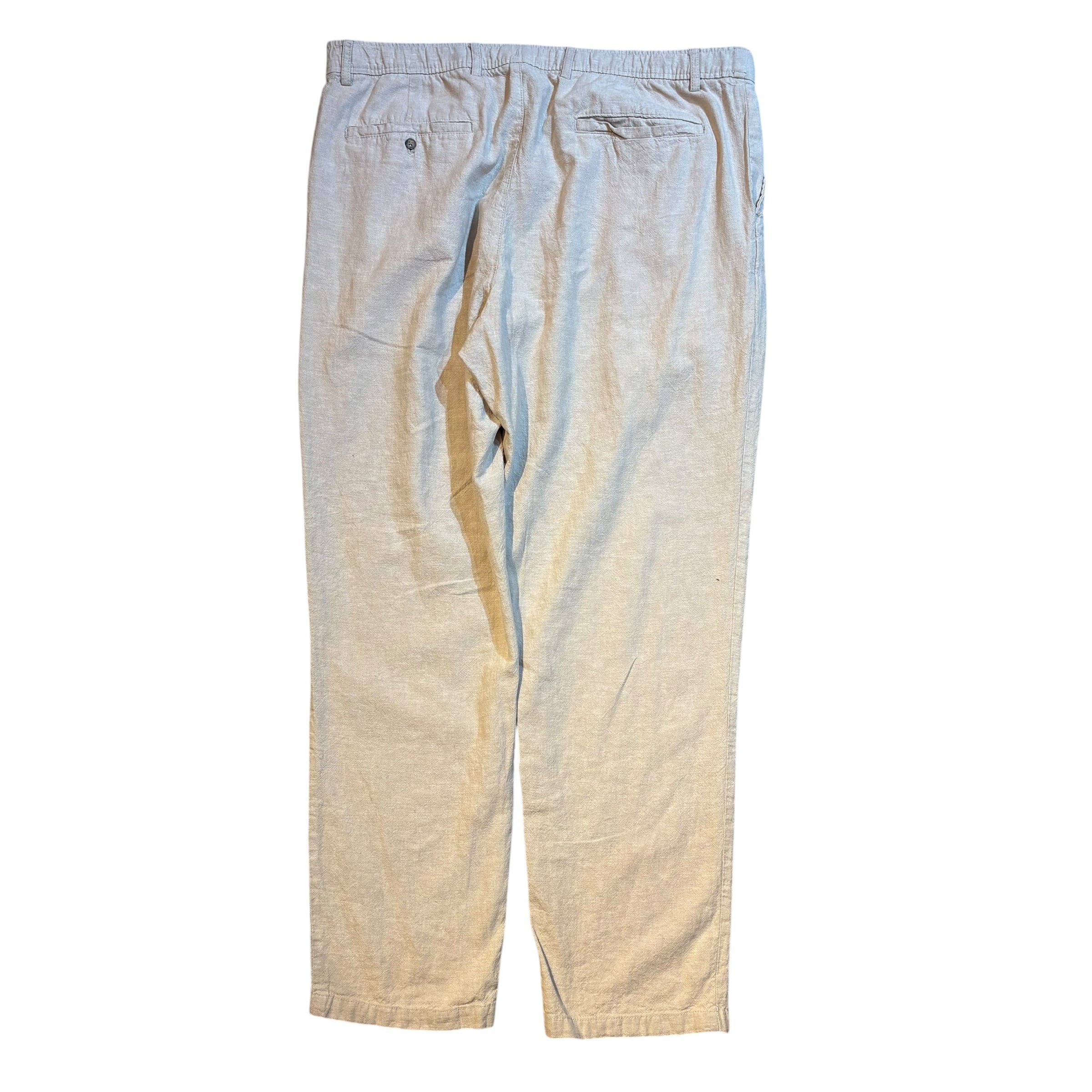 安いねぇ!!” 00s OLD NAVY Linen Pants size:XL (ivory) オールド