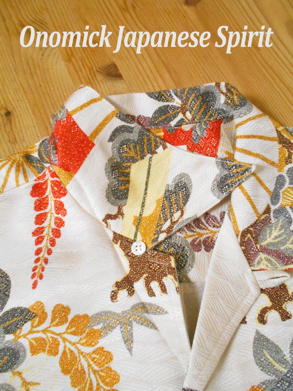 着物アロハシャツ Kimono Hawaiian Shirt AL-867/L | onomick
