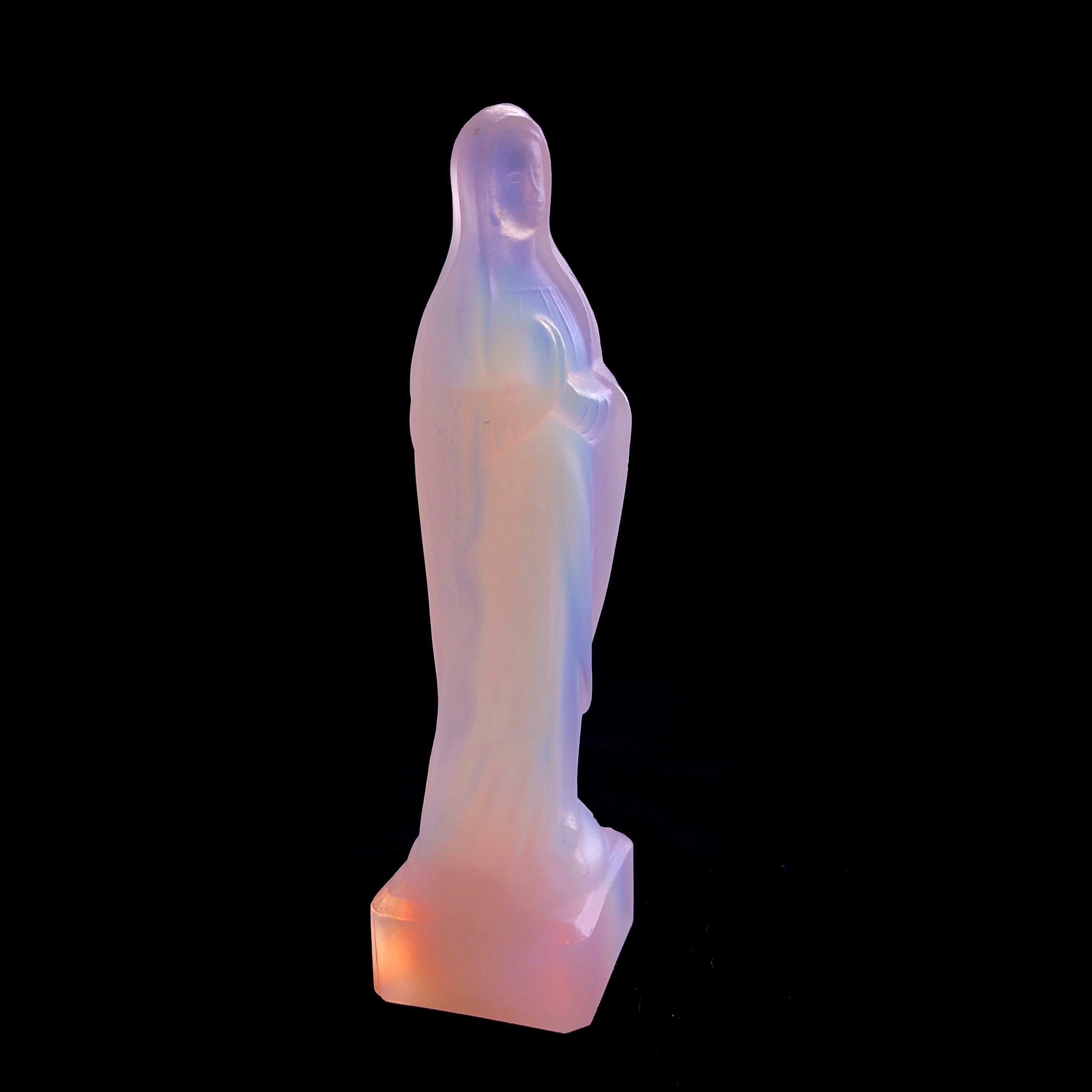 オパールセントガラスのマリア像 | メルキュール骨董店