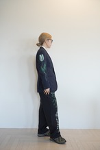 vintage tailored jacket-navystripe