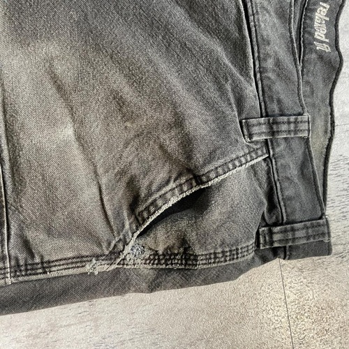 襤褸 10s ブラック ダブルニー Carhartt BLK 40×34 詳細写真14