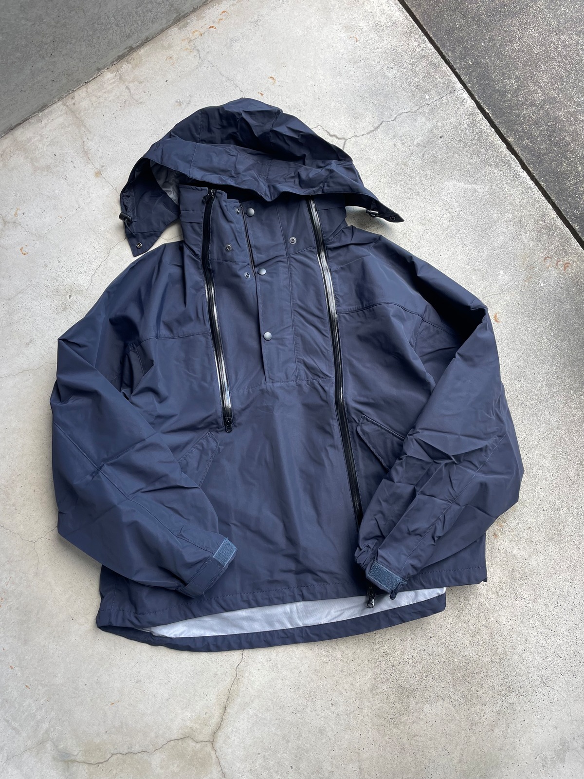 kan / 3LAYER BIG TECH JACKET (NAVY) | distrad