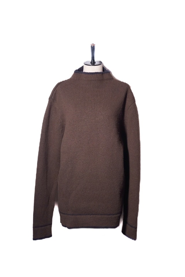 1990's Yves Saint Laurent mock neck lambs wool knit
