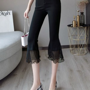 【送料無料】 フレアパンツ フレア Aライン ボトム ロング ミモレ レース ストレッチ素材 かわいい 大人可愛い 大人女子 綺麗 シンプル カジュアル 大人 上品 おしゃれ お洒落 こなれ感 ラフ エレガント コンサバ 着痩せ レディライク 無地 春 夏 30代 40代 レディース 女性用 デート お出かけ 女子会 お呼ばれ 休日 お茶会 授業参観 結婚式 二次会 演奏会 着回し 普段使い ファッション コーデ スタイル 楽ちん プチプラ デイリーユース 垢抜け 動きやすい ブラック 大人カラー