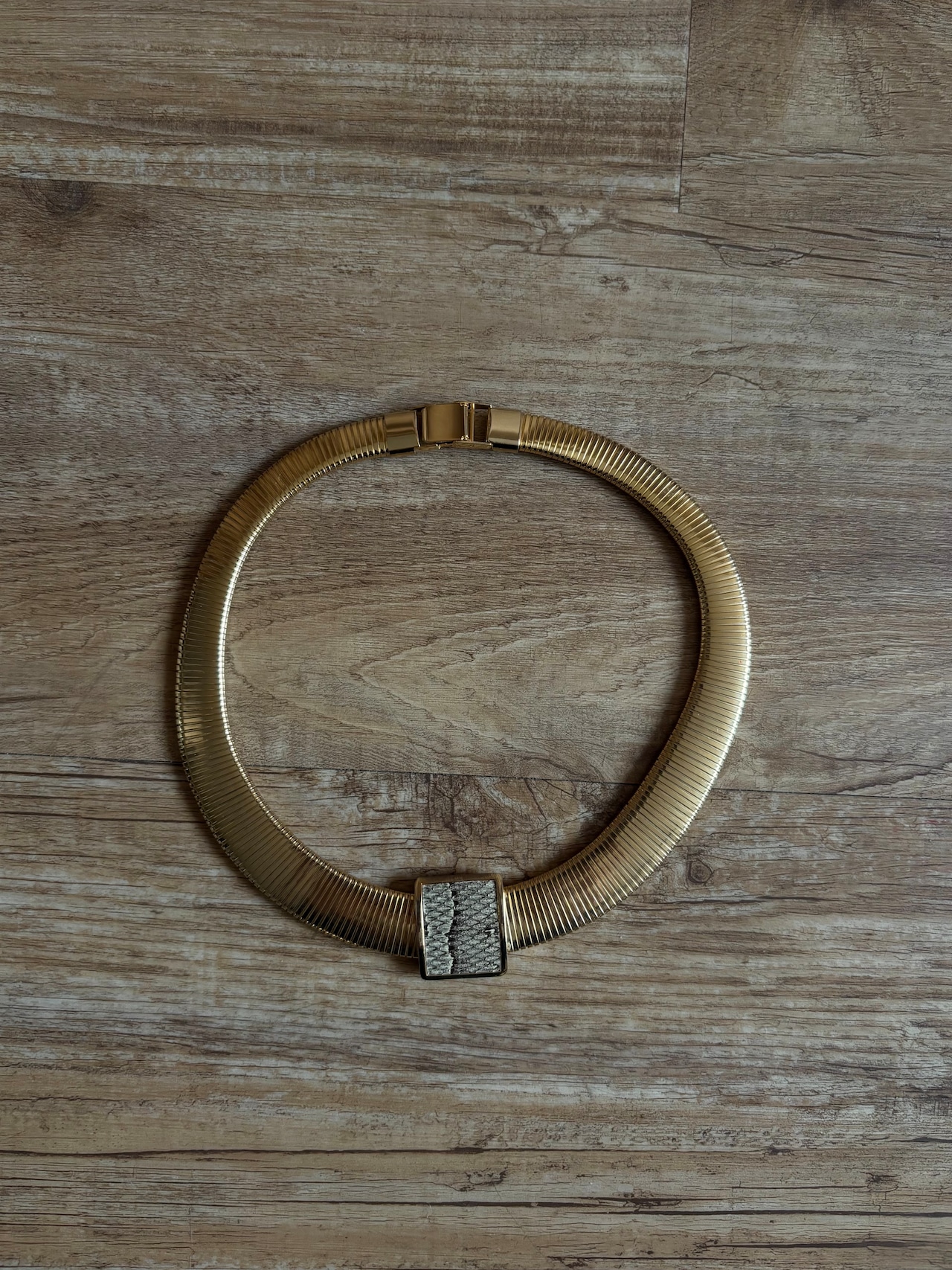 elegance mode gold choker-5154-2