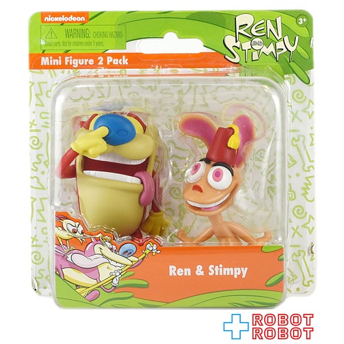 レン&スティンピー ミニフィギュア 2パック 箱入未開封