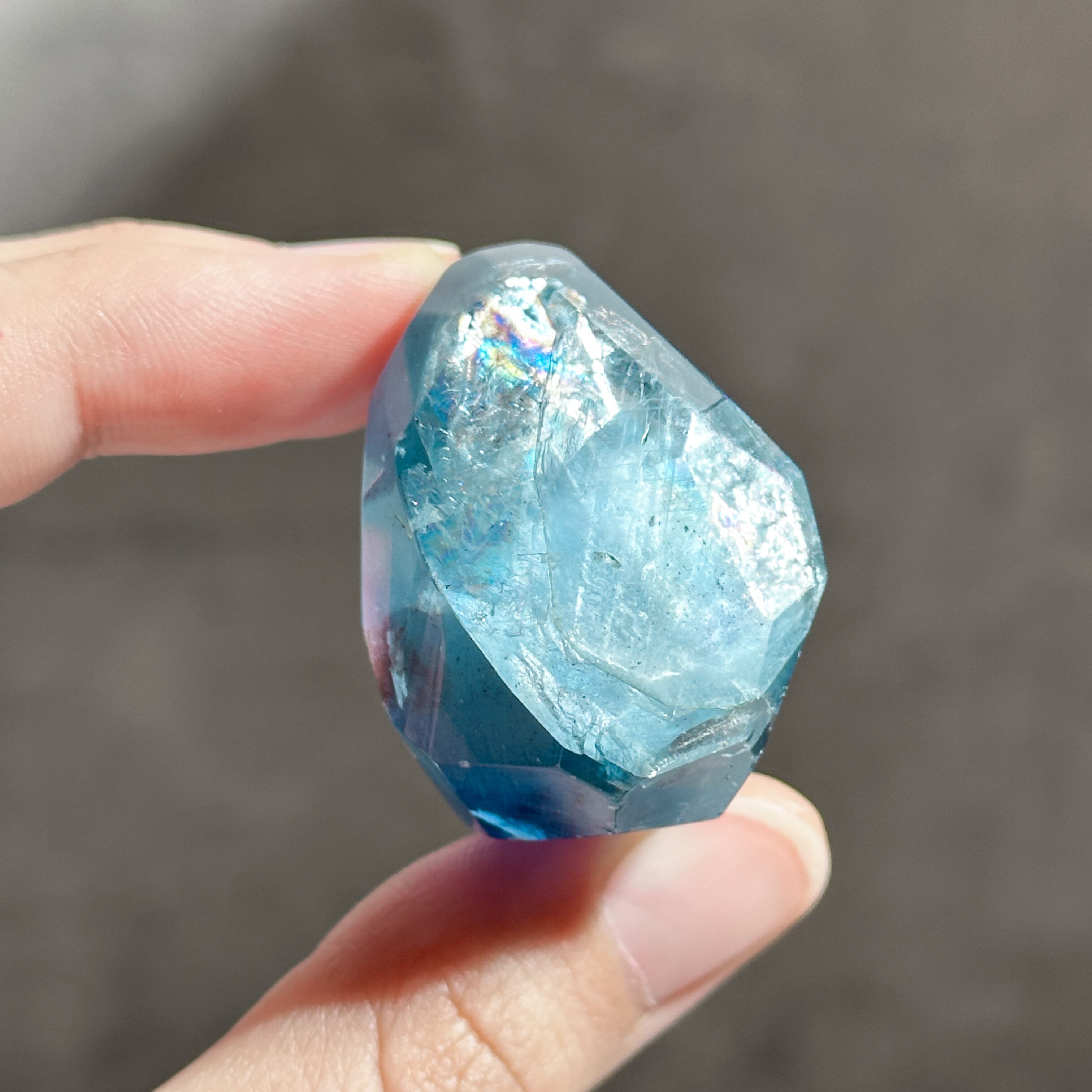 ブルーフローライト フリーフォーム 14◇ Fluorite ◇天然石・鉱物