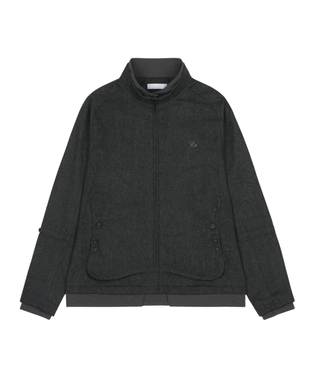 [SAN SAN GEAR] BUTTON JACKET Charcoal 正規品 韓国ブランド 韓国通販 韓国代行 韓国ファッション sansan san san sansangear サンサンギア