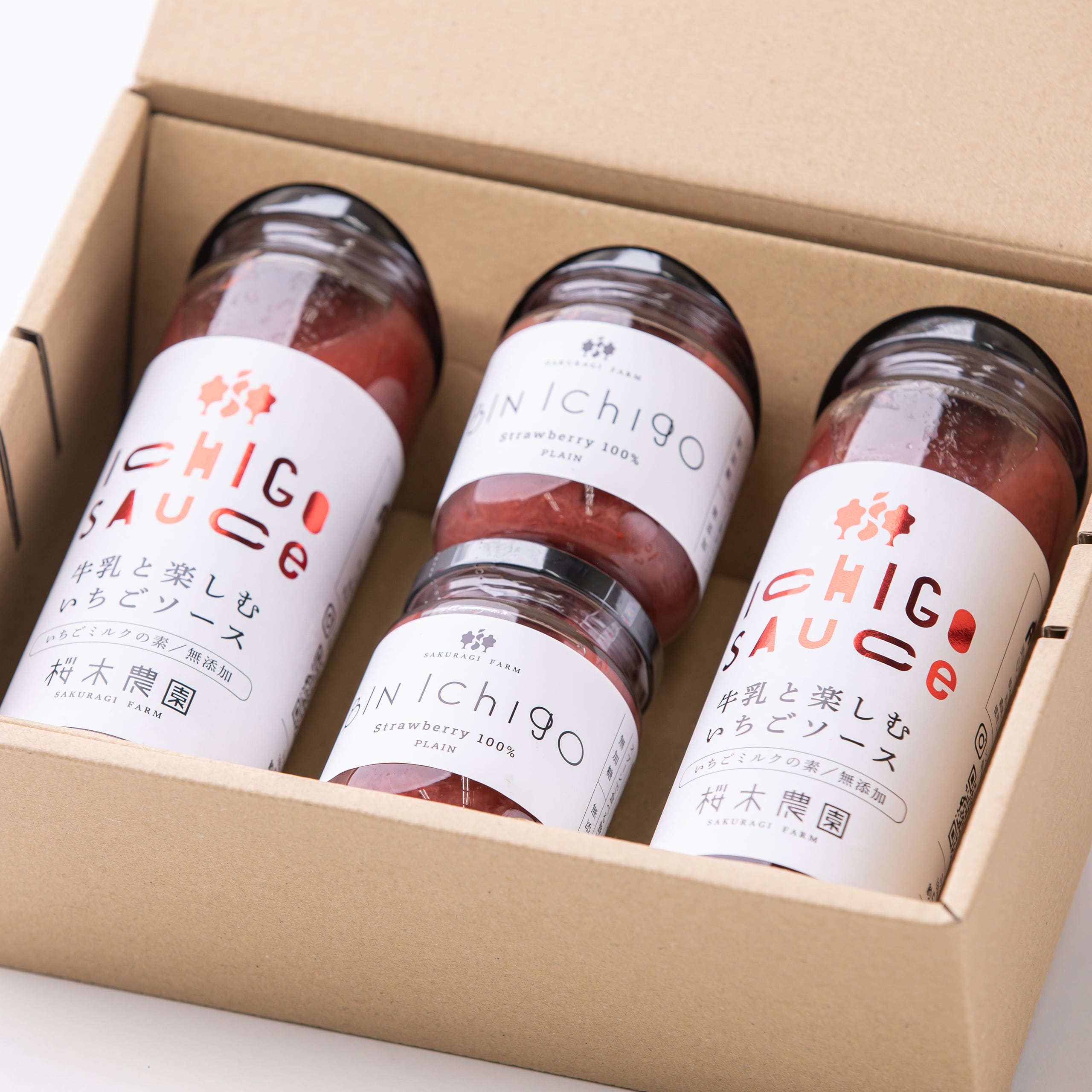 Bセット / ICHIGO SAUCE / Bin Ichigo 各種2本入り