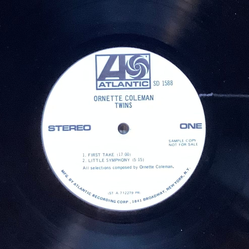 ORNETTE COLEMAN / TWINS | Plastic Soul Records
