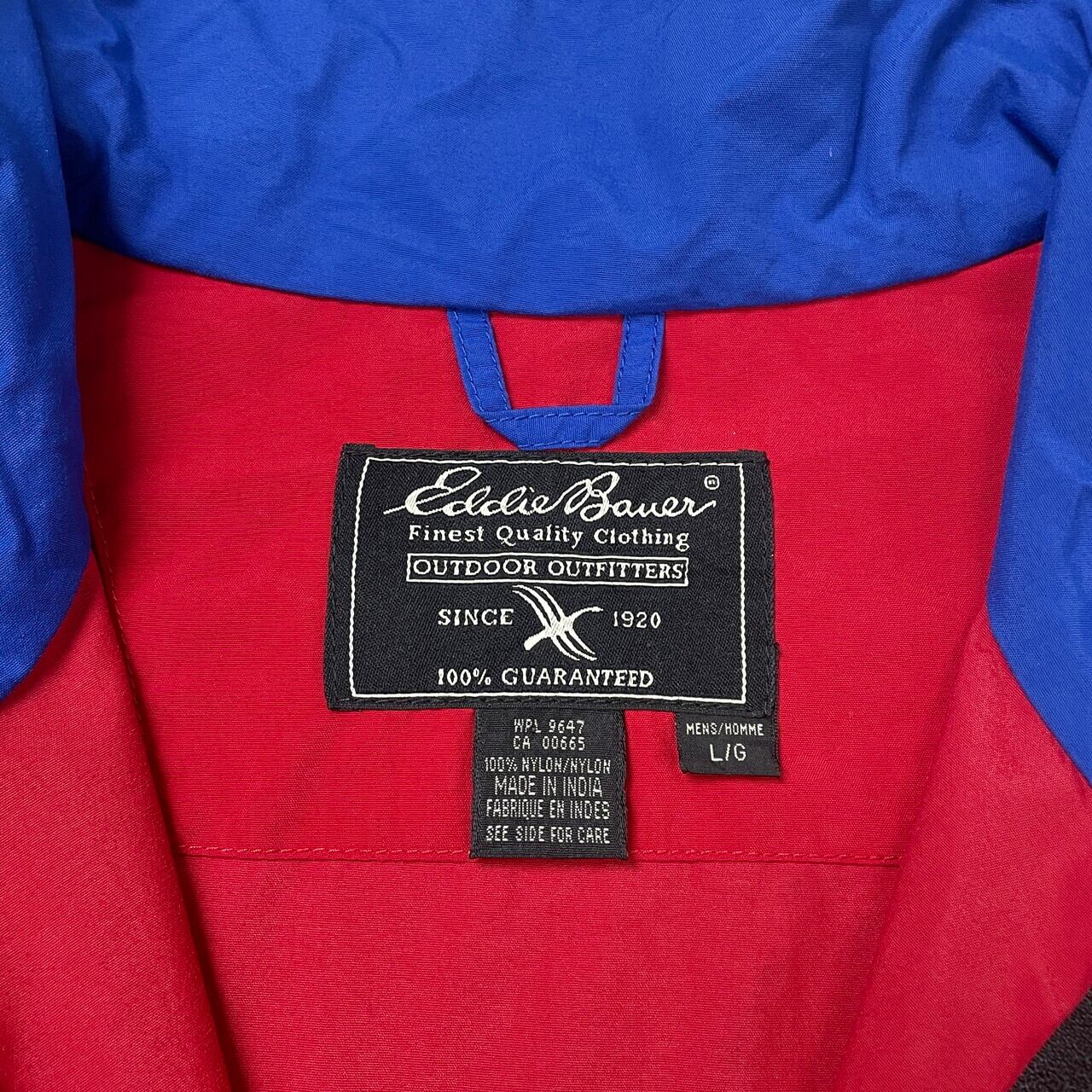 00年代 Eddie Bauer エディーバウアー ナイロンアノラックジャケット
