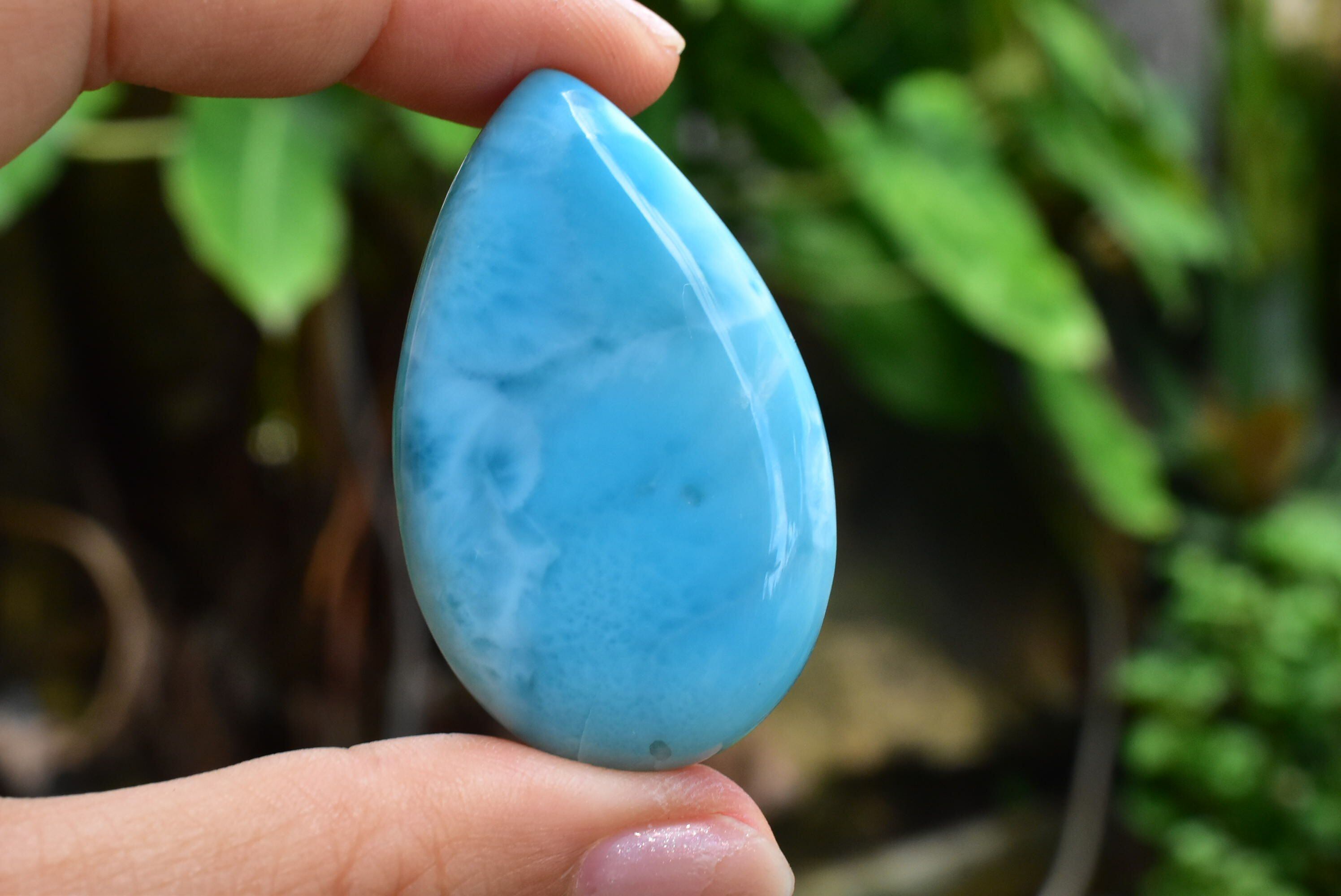 大粒☆癒しブルー☆ラリマー ルース カボション lari045 | Funky