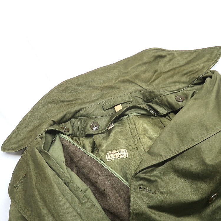 古着 50年代 US.ARMY M-1950 オーバーコート ライナー付き ミリタリー
