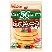 日清製粉ウェルナ 糖質50%オフ ホットケーキミックス 160g ×2袋