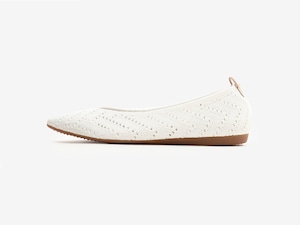 pointed-CROCHE / WHITE