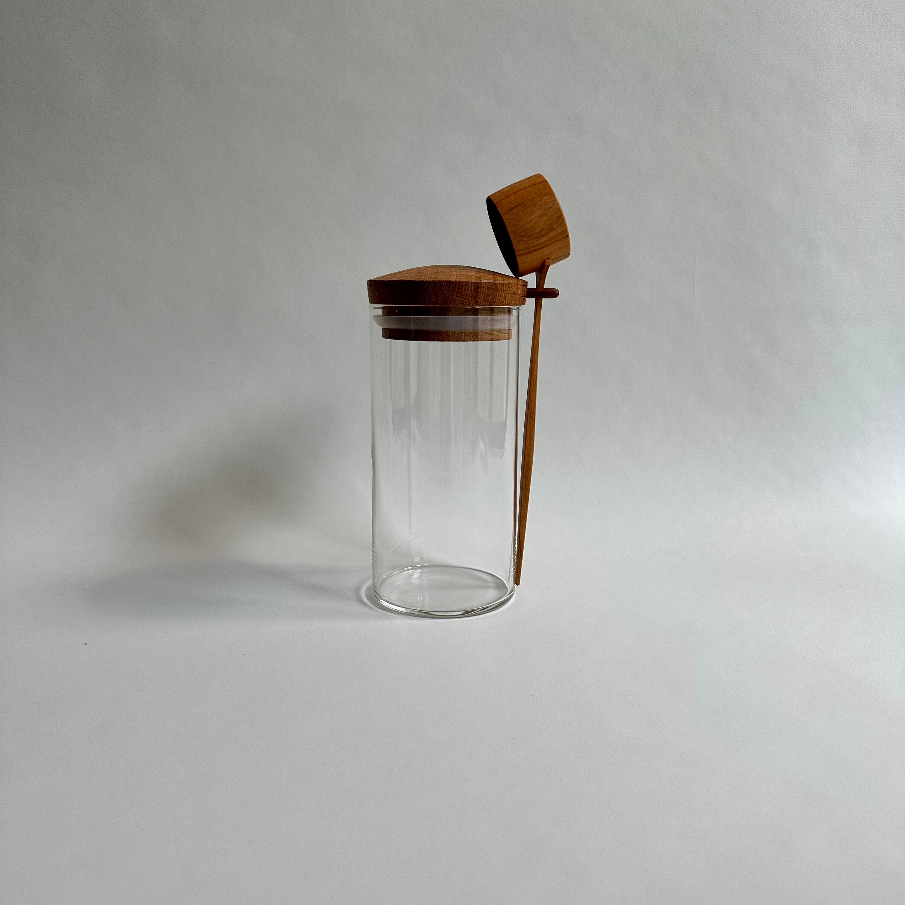 コーヒー　キャニスター　ガラス　田澤祐介 田澤祐介☆コーヒーキャニスター