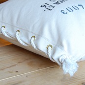 Vintage Canvas Cushion Cover