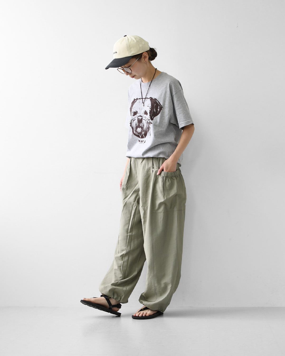KHA:KI [カーキ] MICRO CHECK EASY PANTS [MIL-26SPT3258] マイクロ