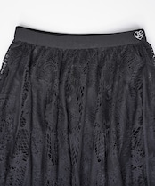 【直営限定ITEM】レースフレアスカート (BLACK) CQ-48149H